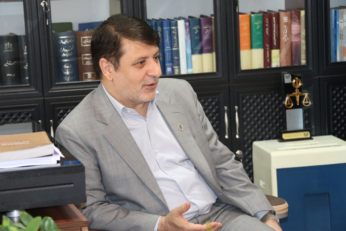 دیدار اعضای هیئت مدیره کانون با دکتر خلیل اللهی رئیس کل دادگستری استان آذربایجان شرقی